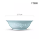 富玉景德鎮(zhèn)陶瓷碗碟自由搭配中式高溫釉下彩玲瓏餐具家用大容量湯面碗 青釉玉牡丹7寸面碗（拍5發(fā)6）