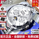 勞力士瑞士原裝手表男士全自動(dòng)機械表防水夜光鏤空時(shí)尚專(zhuān)用男表 升級版+R3201本色白面 42mm