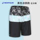 迪卡儂男速干可下水泳褲短褲溫泉褲沖浪褲防尷尬情侶OVOM 黑色涂鴉（五分褲） 2XL