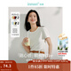 茵曼（INMAN）正肩簡(jiǎn)約多色基礎款圓領(lǐng)短袖T恤休閑百搭女裝2025夏季新款上衣 米白色-圓領(lǐng) XL