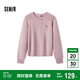 森馬（Semir）史努比系列毛衣女冬彩點含羊毛插肩袖繡花圓領(lǐng)套頭衫101724107025