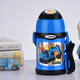 象印兒童保溫杯家用吸管杯不銹鋼進(jìn)口保溫水杯旅行壺小朋友節日禮物 藍色 雙蓋 450ml