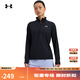 安德瑪（UNDERARMOUR）春夏Tech女子羅紋訓練運動(dòng)長(cháng)袖T恤1389857 黑色001  L