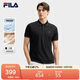 FILA 斐樂(lè )官方領(lǐng)航POLO短袖t恤2025年夏季時(shí)尚休閑涼感上衣男子針織衫