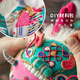 王的手創(chuàng  )龍公仔手工刺繡DIY材料包成品立體高端布藝新年禮 DIY材料包（不含繡繃）