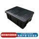 馭見(jiàn)未來(lái) 防靜電周轉箱黑色帶蓋加厚收納箱筐電子元件物料儲物箱塑料中轉筐 3號防靜電周轉箱帶蓋【350*265*125mm】