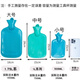 注水熱水袋老式橡膠大號加厚防爆暖水袋灌水暖手沖水暖水袋中老 中碼【顏色隨機】注水量約750ml 雙面防燙加厚加大橡膠