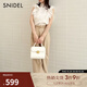 SNIDEL2025春夏新品半高領(lǐng)蝴蝶結(jié)印花小飛袖雪紡襯衫SWFB252053 象牙白 均碼 (F)