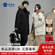 蜀黍家2025冬季工裝派連帽羽絨服情侶款大毛領(lǐng)保暖外套寬松加厚羽絨衣 藏青色 S (推薦尺碼見(jiàn)詳情頁(yè)）