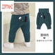 ZZPTNHZ嬰兒春秋大PP褲子男女寶寶高腰護(hù)肚褲幼兒屁屁褲透氣秋冬長褲 綠色一體絨 80 cm