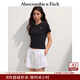 Abercrombie & Fitch【百搭修身】經(jīng)典小麋鹿圖案女裝25夏季圓領(lǐng)短袖T恤139-5759 黑色 S (165/88A)