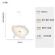 銘燈世家意大利原版工藝Luceplan Levante現(xiàn)代北歐客廳餐廳民宿異形吊燈 直徑800MM 出口品質(zhì)