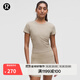 lululemon丨All It Takes 女士運動(dòng) T恤 *羅紋Nulu? LW3GV0S 橡木棕 S /6