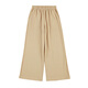 幼嵐（ALLBLU）幼嵐時(shí)裝針織褲（直筒+闊腿）舒適挺括24秋季新款親子通勤休閑褲 原木褐（闊腿） 165