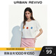 UR2025夏季新款女裝休閑立體花朵裝飾短袖T恤UYL450068 本白 (偏寬松) L