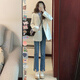 GARNUO白色小西裝外套女早春秋季新款炸街韓系小個(gè)子高級感休閑西服上衣 白色 M【101-110斤】