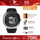 SEVENFRIDAY七個(gè)星期五PE系列簡(jiǎn)約復古方表盤(pán)瑞士機械手表男表女表 皮帶PE1/01