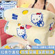 唐裔Hello Kitty拉舍爾毛毯加厚保暖冬季牛奶絨午睡沙發(fā)蓋毯空調毯子 波點(diǎn)KT貓 200*230-約7斤【雙人毛毯】