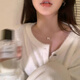 伊燦字母H項鏈女2025新款爆款高級小眾設(shè)計感鎖骨鏈女氣質(zhì)精致頸鏈 字母H項鏈一條裝