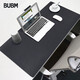 BUBM 鼠標墊大號 桌墊 辦公室桌面墊桌布筆記本電腦墊游戲電競鼠標墊超大支持定制 黑色加大號