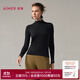 愛(ài)慕秋冬打底衣女士24AW燚暖衣親膚暖絨小高領(lǐng)長(cháng)袖上衣羊絨AM72A242 經(jīng)典黑400 165
