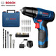 博世（BOSCH） 電動(dòng)螺絲刀家用充電式手電鉆鋰電鉆工具 [進(jìn)口12V2.0ah單電]標配套裝