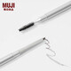 無印良品（MUJI）三角眉筆 灰棕色 0.14g 眉筆1支 