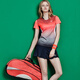 PEIJIKU2025新款羽毛球服女裝套裝夏季男款短袖運動(dòng)服乒乓網(wǎng)球服氣排球服 9013款女上衣 3XL