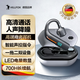 HILLFOX德國品牌 高端商務(wù)耳機(jī) 高清通話人聲降噪 一拖二雙設(shè)備無線車載藍(lán)牙 半入耳式長續(xù)航骨傳導(dǎo)概念 黑色【聲控指令 ENC雙麥降噪】 通話比手機(jī)清晰一聲令下接聽掛斷