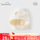 歡喜小熊 嬰兒春秋款帽子寶寶保暖可愛護(hù)新品鹵門帽新生兒毛絨帽 淺奶杏 M(適合頭圍44-47cm)(0-1歲)