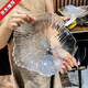 鹿珞輕奢風水果盤水晶玻璃碗特別好看精致商家用客廳2024新款 小號金邊透明(直徑約21厘米))