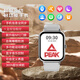 匹克智能手表100種運(yùn)動(dòng)模式血氧檢測(cè)藍(lán)牙通話離線支付男女款智能手環(huán) 【YB13168J2】銀色