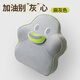 脊態(tài)（Back2）靠墊辦公室腰墊汽車(chē)腰靠背墊可調節護腰靠墊表情包創(chuàng  )意腰托靠枕 靠墊-加油別“灰”心【麻灰色】