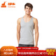 銅牛內衣 四季常規基礎打底衫汗衫 男 棉質(zhì) 羅紋工字運動(dòng)背心NB005 10花灰 XL (175/100)