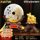 RWTW金蟾擺件工藝品平安扣客廳辦公室裝飾品公司喬遷開(kāi)業(yè)禮送開(kāi)業(yè)禮物 29CM財源廣進(jìn)(金蟾) 20CM平安扣
