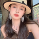 伊燦超仙長款流蘇耳墜女氣質(zhì)小眾網(wǎng)紅耳線2025新款爆款設(shè)計(jì)感高級(jí)耳飾 超仙長款流蘇耳墜銀