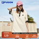 FILA FUSION斐樂(lè )潮牌女子連衣裙夏時(shí)尚寬松簡(jiǎn)約POLO領(lǐng)連身裙 乳糖色-BG L （170/88A/L）