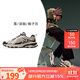 駱駝慢跑鞋追光男女防滑網(wǎng)面透氣戶(hù)外登山鞋百搭復古休閑運動(dòng)鞋 7034，黑/深咖/蛾子灰，男 （四季網(wǎng)） 43