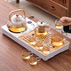 唐豐茶具套裝家用帶燒水功夫茶盤(pán)小茶臺(tái)一體全自動(dòng)煮茶壺組合輕奢高檔 可拆卸茶盤(pán)+楓梭+天機(jī)配茶漏 1件