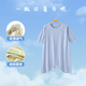 貝樂咿嬰兒衣服莫代爾寶寶連體衣防踢被睡衣寬松夏季薄款睡袍長袖空調(diào)服 6735墨藍 73