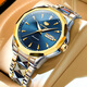 勞力士王子瑞士原裝進(jìn)口手表男士機(jī)械表世界十大名表高檔商務(wù)防水雙日歷男表 間金藍(lán)面-享全國專柜終身質(zhì)保服務(wù) 進(jìn)口機(jī)芯 42mm 直徑