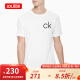 【卖现货】卡尔文克雷恩/Calvin Klein男装 男士新款纯色休闲短袖 CK logo圆领T恤 006 White 白色 S