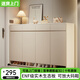 賽杉鞋柜收納柜一體靠墻家用門口2025新款入戶門大容量多層實木玄關柜 【店長熱賣款】90x32x92cm約放19-22雙