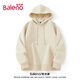 班尼路（Baleno）連帽衛(wèi)衣男春秋季潮流ins簡(jiǎn)約大碼帶帽上衣男生寬松慵懶純色帽衫