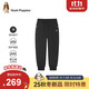 暇步士（Hush Puppies）童裝兒童羽絨褲男童女童加厚褲子冬裝長(zhǎng)褲束腳褲 鉆石黑 170cm 