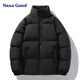 NASA GOOD棉服男女秋冬季潮流寬松百搭防風(fēng)御寒加厚保暖休閑外套 黑3XL