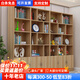 雅仕邦 展示架酒柜書(shū)柜儲物柜展柜貨架貨柜置物客廳書(shū)房書(shū)架產(chǎn)品展示柜 淺胡桃色 200高*120長(cháng)*30深