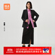 海瀾之家（HLA）西服女款商務(wù)通勤利落單排扣西裝女 黑色Y3 M 160/84A 建議100-115斤