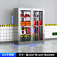 都駿304不銹鋼消防柜微型消防站室內外應急物資器材柜滅火器箱存放柜 雙門(mén)1600*1200*400(201材質(zhì))