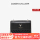 CUADEN KLLIATM輕奢包包女款一鹿有你新款單肩包女士斜挎包女生日禮物送女友老婆 【黑色】-全國七倉直發(fā) 2025高級感女生包實(shí)用走心送媽媽